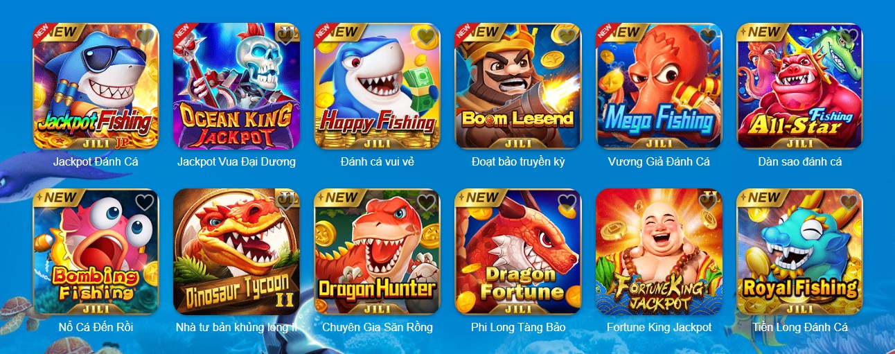 Tựa game bắn cá hot 2025