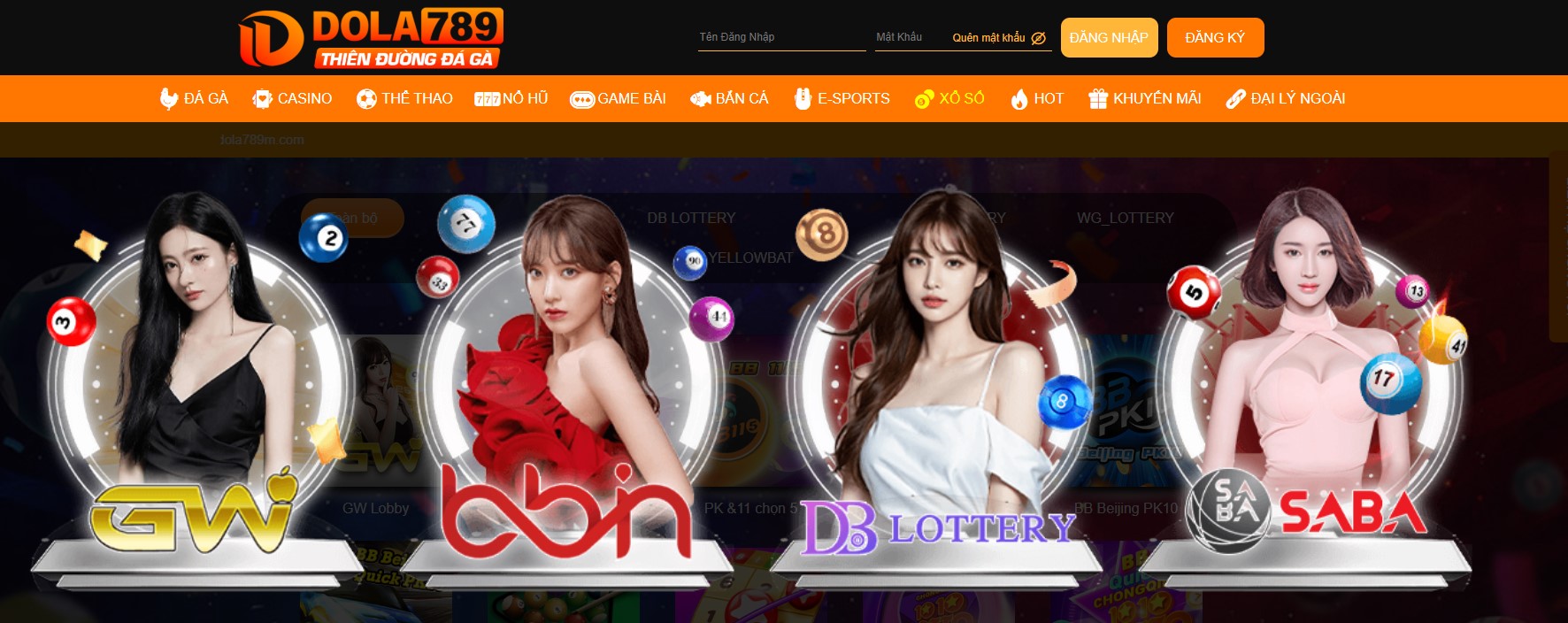 Các loại hình xổ số tại dola789