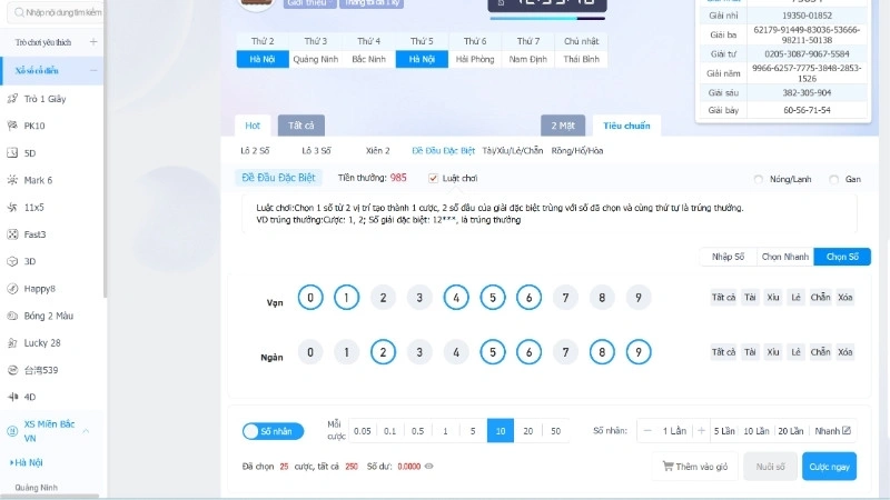 Định nghĩa dàn đề 10 số là gì