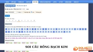 Soi cầu rồng bạch kim