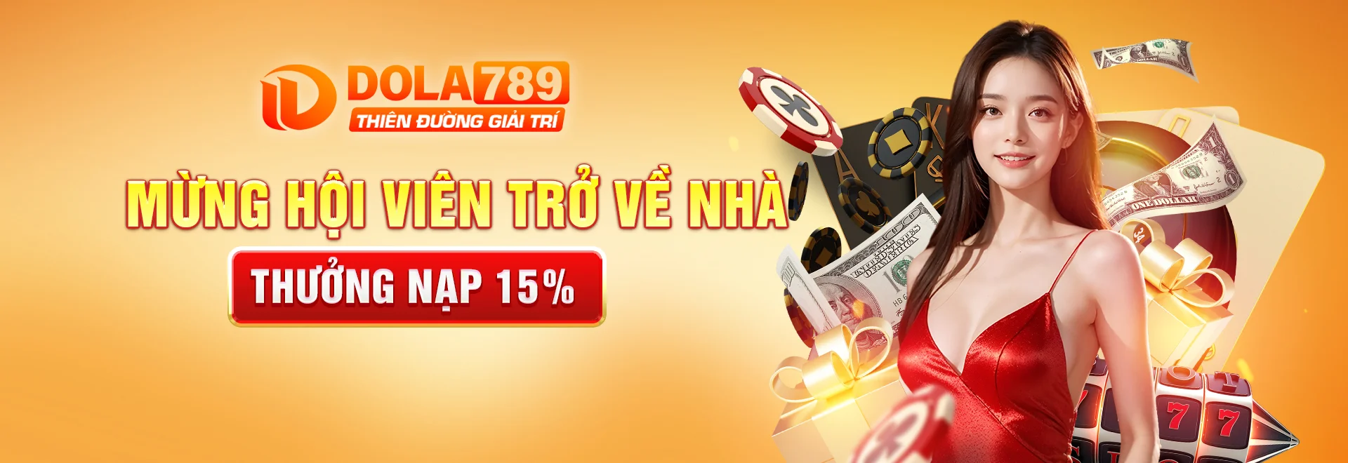 Ưu đãi khi nạp tiền Dola789